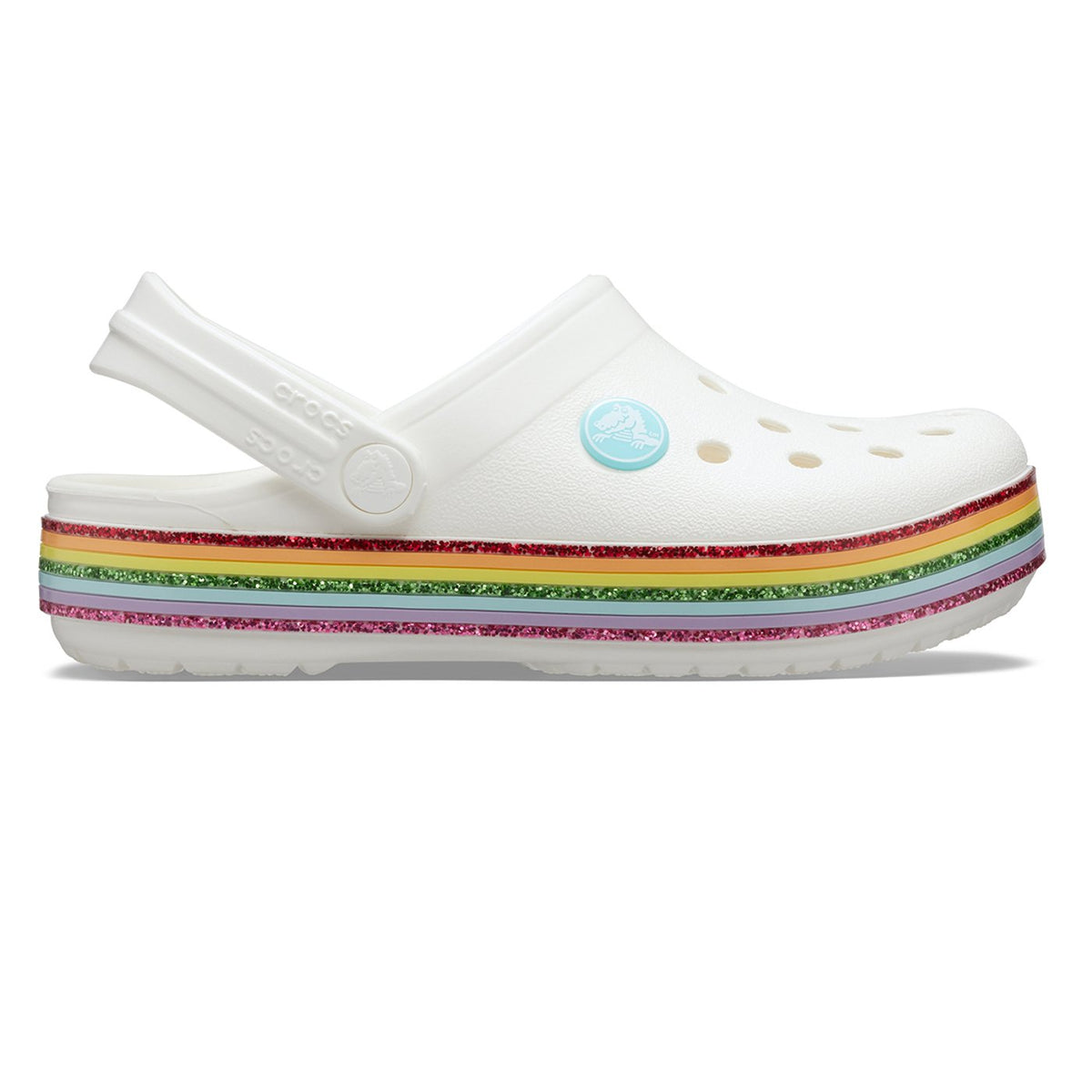 Crocs Kids' Crocband and Rainbow Glitter Clog